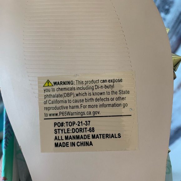 Taupe and gold spiked Sandals / Slides NWT - Picture 5 of 9